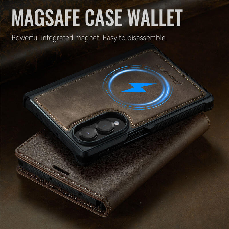 CaseMe Samsung Galaxy Z Fold 8 2-in-1 Magnetic Wallet Case