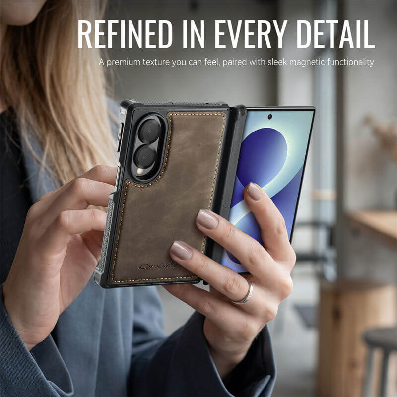 CaseMe Samsung Galaxy Z Fold 8 2-in-1 Magnetic Wallet Case