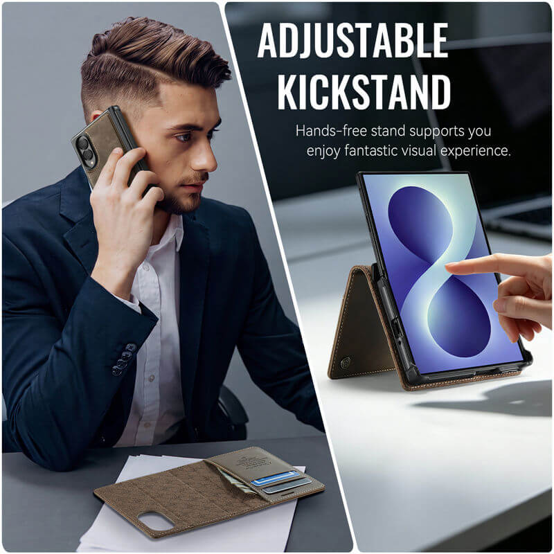 CaseMe Samsung Galaxy Z Fold 8 2-in-1 Magnetic Wallet Case