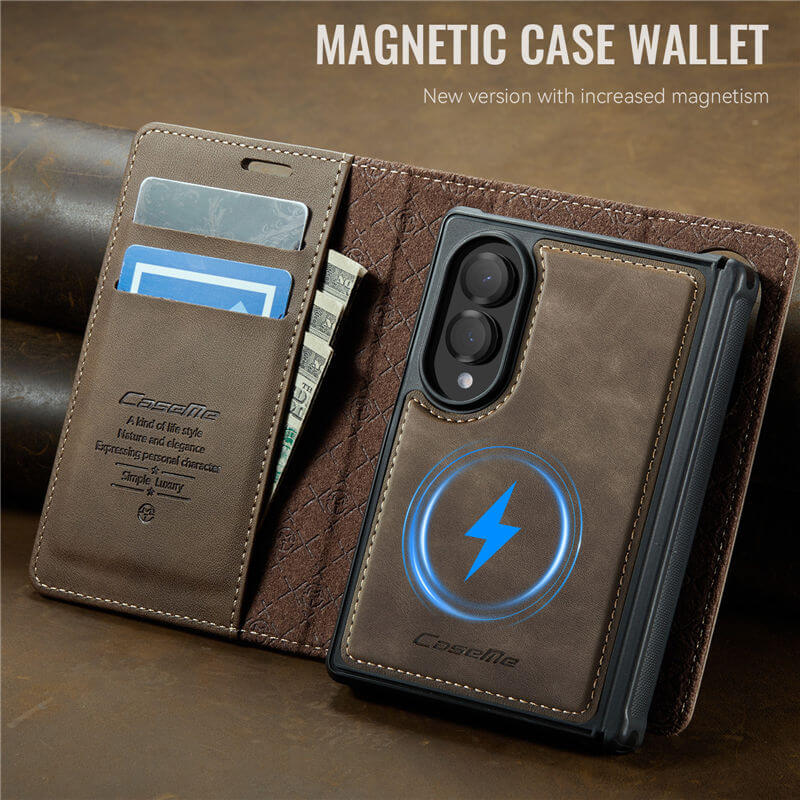 CaseMe Samsung Galaxy Z Fold 8 2-in-1 Magnetic Wallet Case