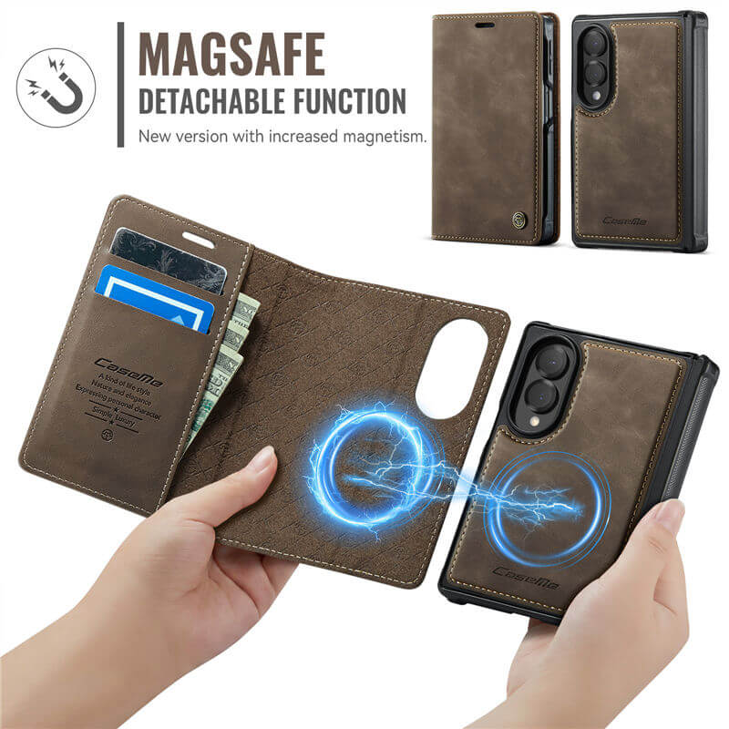 CaseMe Samsung Galaxy Z Fold 8 2-in-1 Magnetic Wallet Case