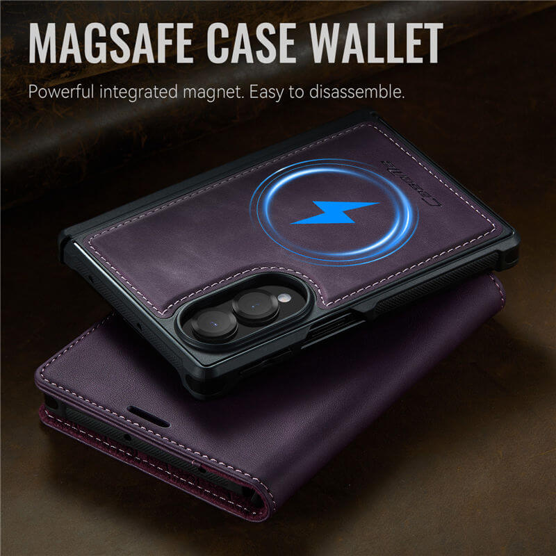 CaseMe Samsung Galaxy Z Fold 8 2-in-1 Magnetic Wallet Case
