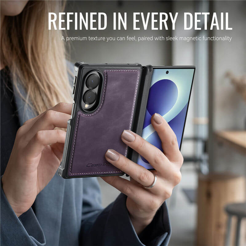CaseMe Samsung Galaxy Z Fold 8 2-in-1 Magnetic Wallet Case