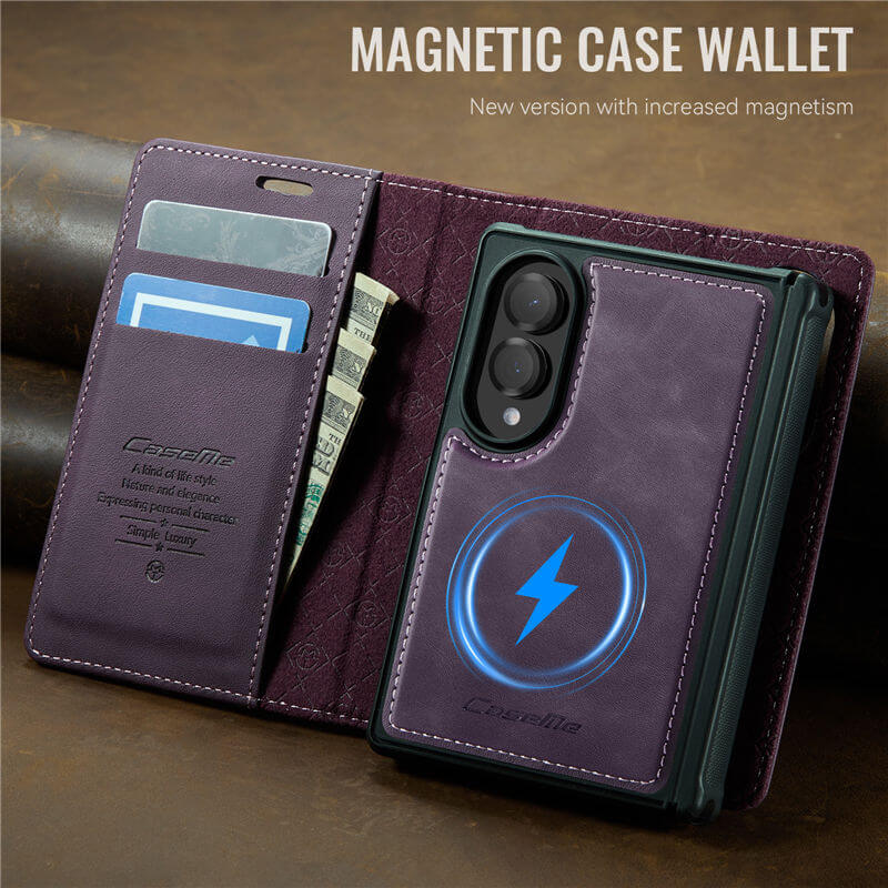 CaseMe Samsung Galaxy Z Fold 8 2-in-1 Magnetic Wallet Case