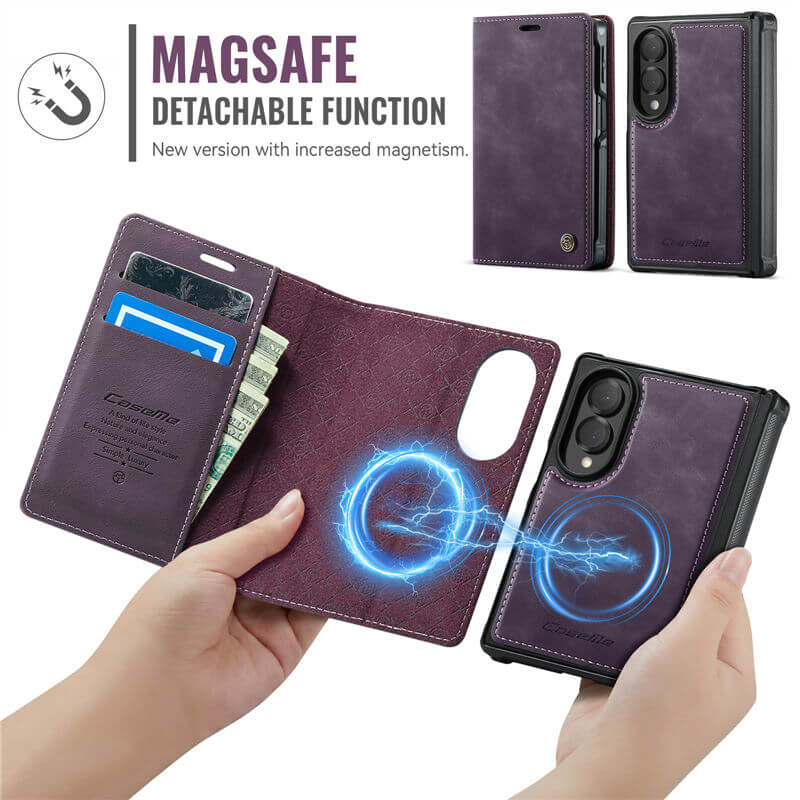 CaseMe Samsung Galaxy Z Fold 8 2-in-1 Magnetic Wallet Case