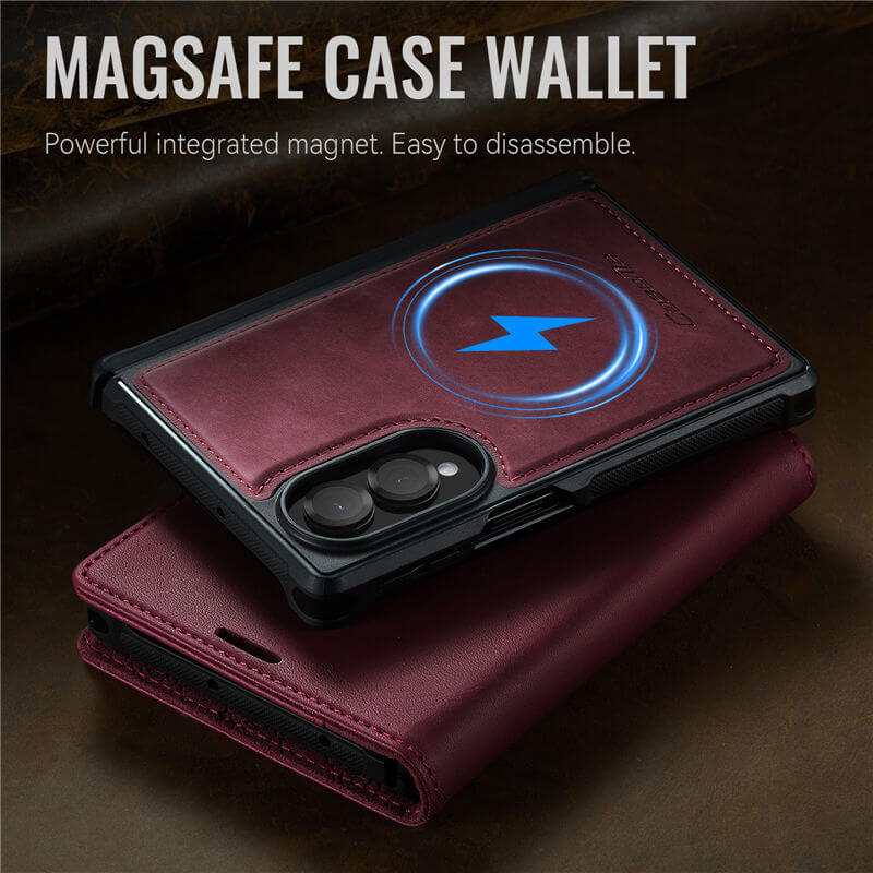 CaseMe Samsung Galaxy Z Fold 8 2-in-1 Magnetic Wallet Case