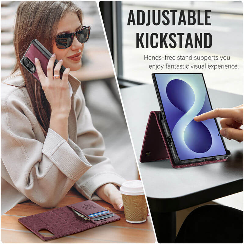 CaseMe Samsung Galaxy Z Fold 8 2-in-1 Magnetic Wallet Case