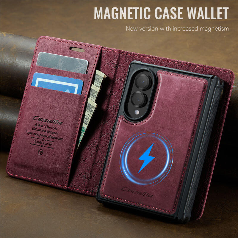 CaseMe Samsung Galaxy Z Fold 8 2-in-1 Magnetic Wallet Case