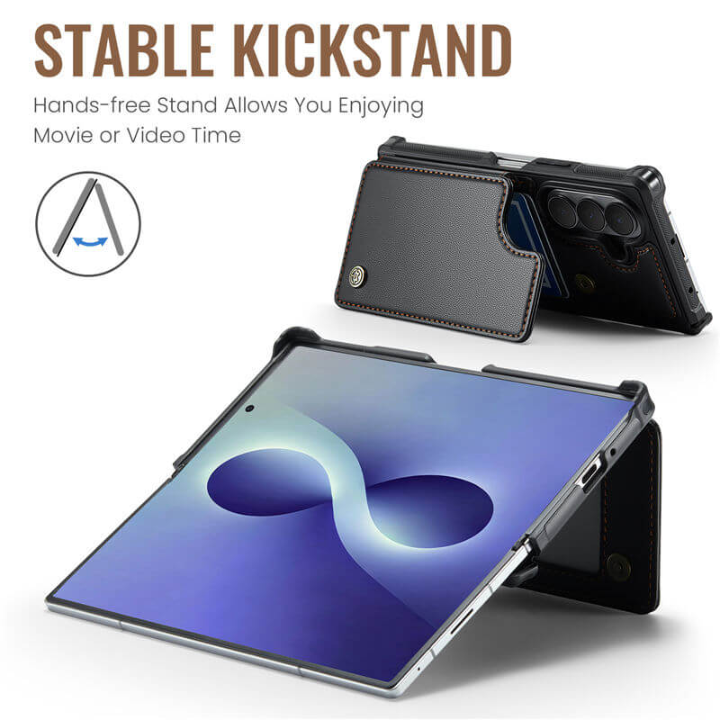 CaseMe Samsung Galaxy Z Fold 8 Ultra RFID Blocking Card Holder Case