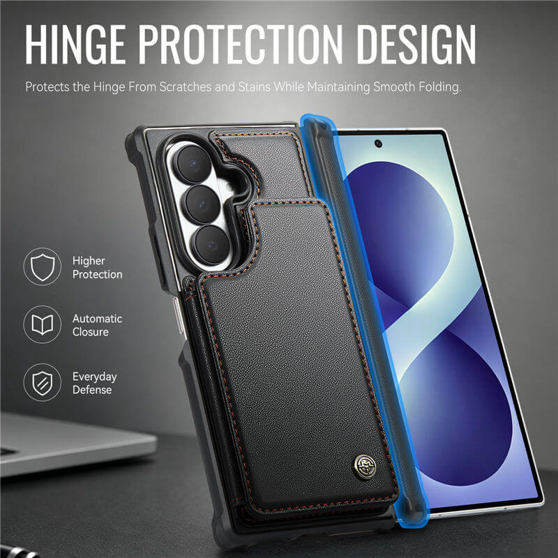 CaseMe Samsung Galaxy Z Fold 8 Ultra RFID Blocking Card Holder Case