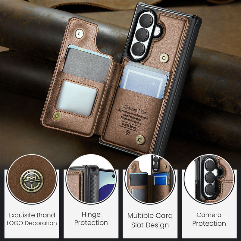 CaseMe Samsung Galaxy Z Fold 8 Ultra RFID Blocking Card Holder Case