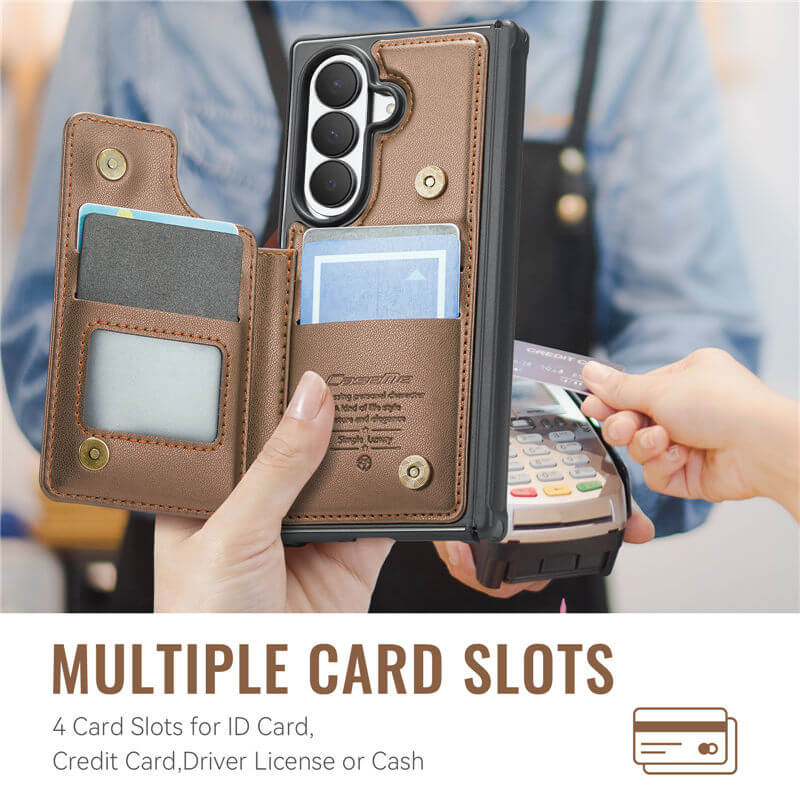 CaseMe Samsung Galaxy Z Fold 8 Ultra RFID Blocking Card Holder Case