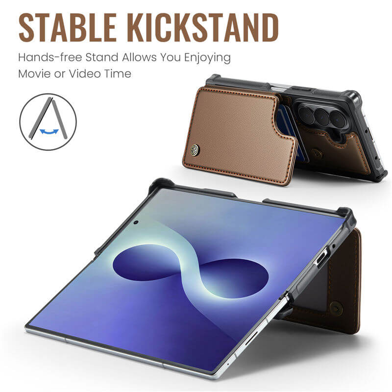 CaseMe Samsung Galaxy Z Fold 8 Ultra RFID Blocking Card Holder Case