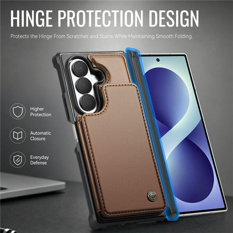 CaseMe Samsung Galaxy Z Fold 8 Ultra RFID Blocking Card Holder Case