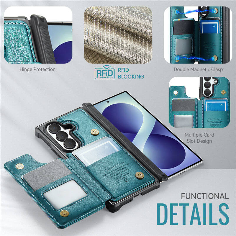 CaseMe Samsung Galaxy Z Fold 8 Ultra RFID Blocking Card Holder Case