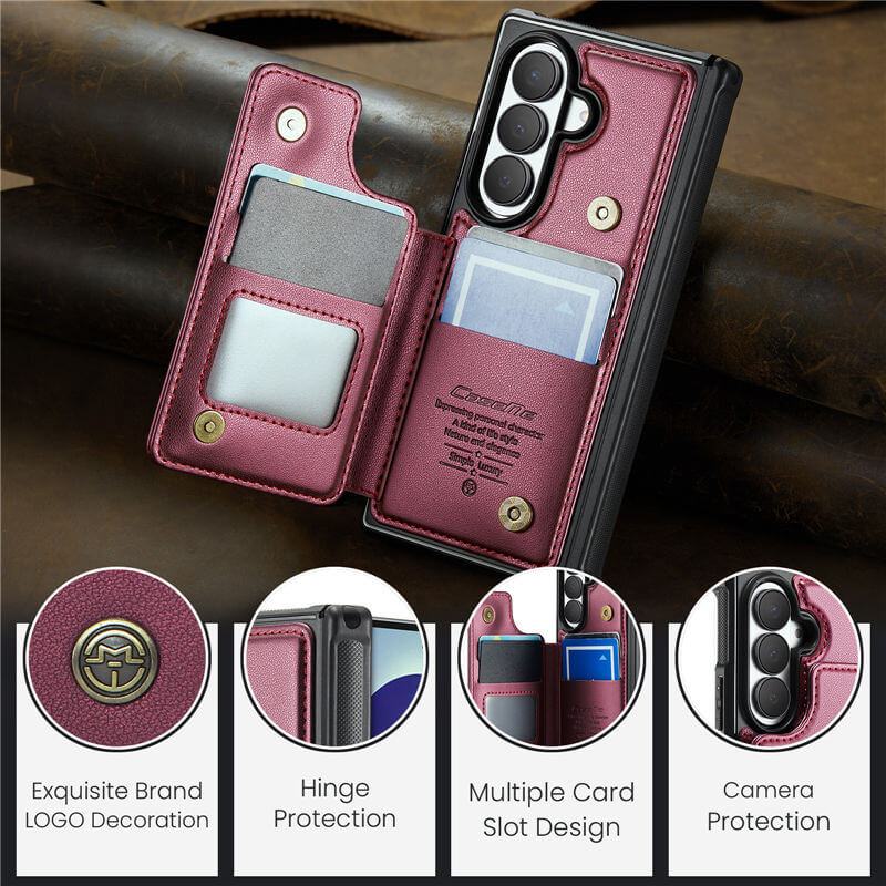 CaseMe Samsung Galaxy Z Fold 8 Ultra RFID Blocking Card Holder Case