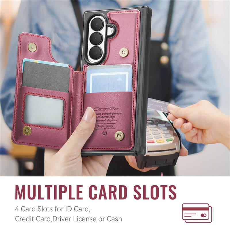CaseMe Samsung Galaxy Z Fold 8 Ultra RFID Blocking Card Holder Case