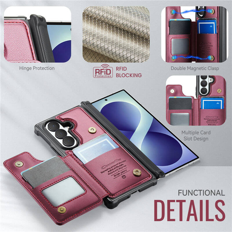 CaseMe Samsung Galaxy Z Fold 8 Ultra RFID Blocking Card Holder Case