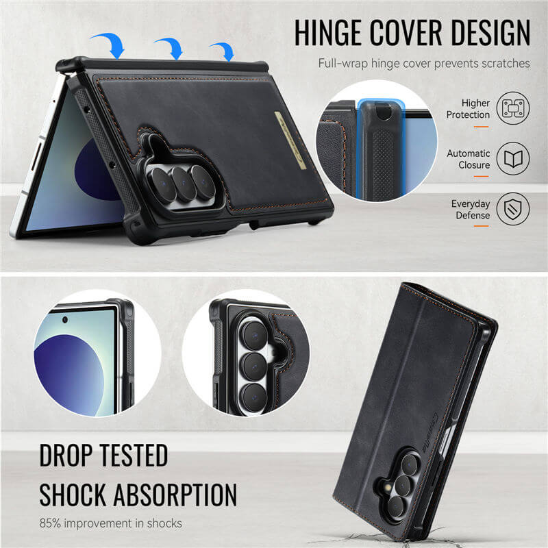 CaseMe Samsung Galaxy Z Fold 8 Ultra 2-in-1 Magnetic Wallet Case