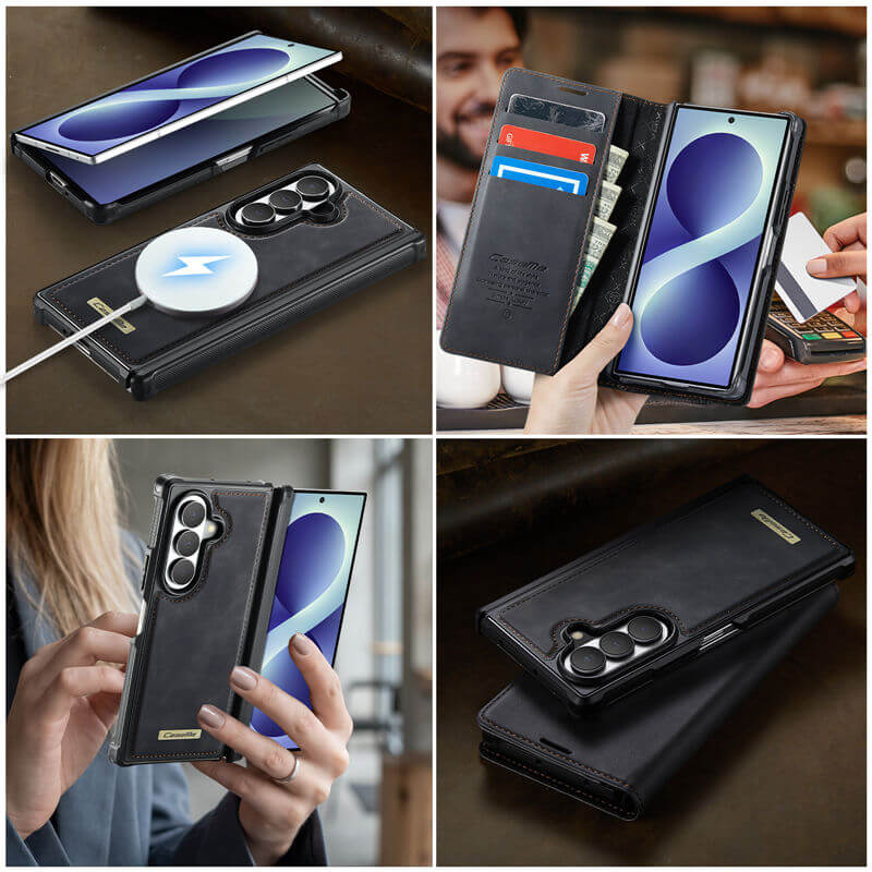 CaseMe Samsung Galaxy Z Fold 8 Ultra 2-in-1 Magnetic Wallet Case