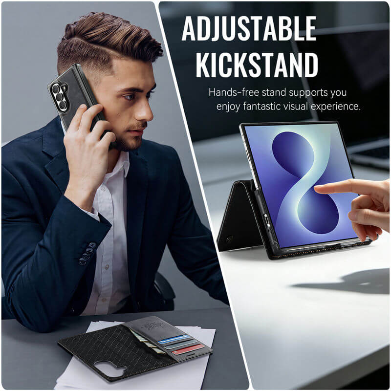 CaseMe Samsung Galaxy Z Fold 8 Ultra 2-in-1 Magnetic Wallet Case