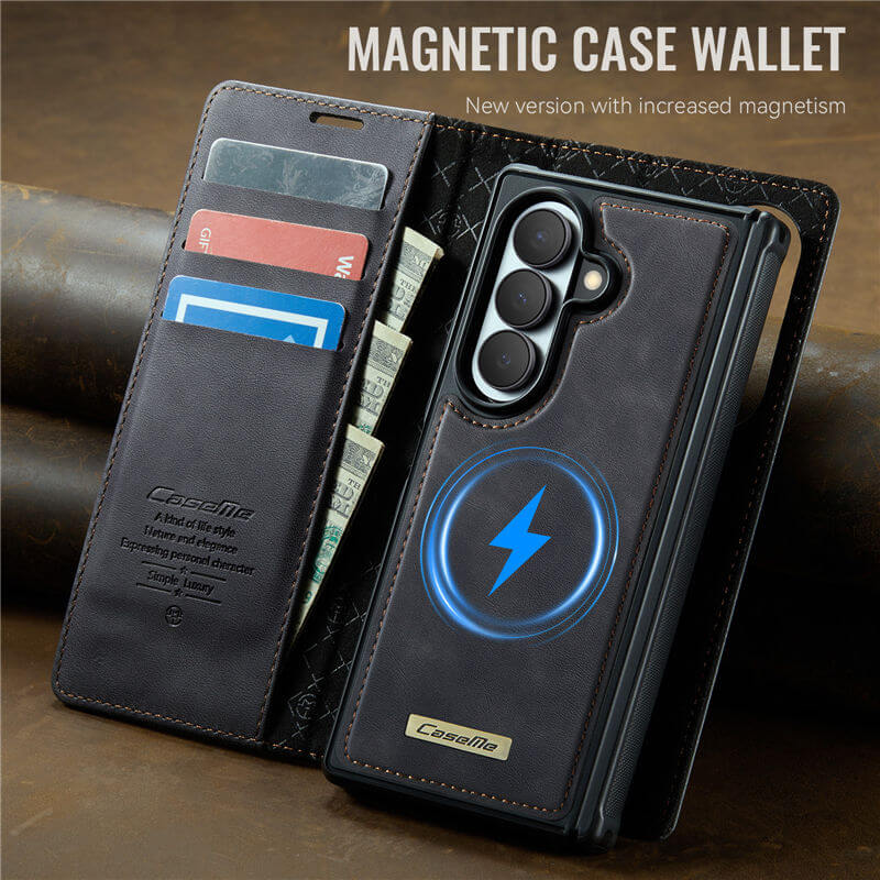 CaseMe Samsung Galaxy Z Fold 8 Ultra 2-in-1 Magnetic Wallet Case