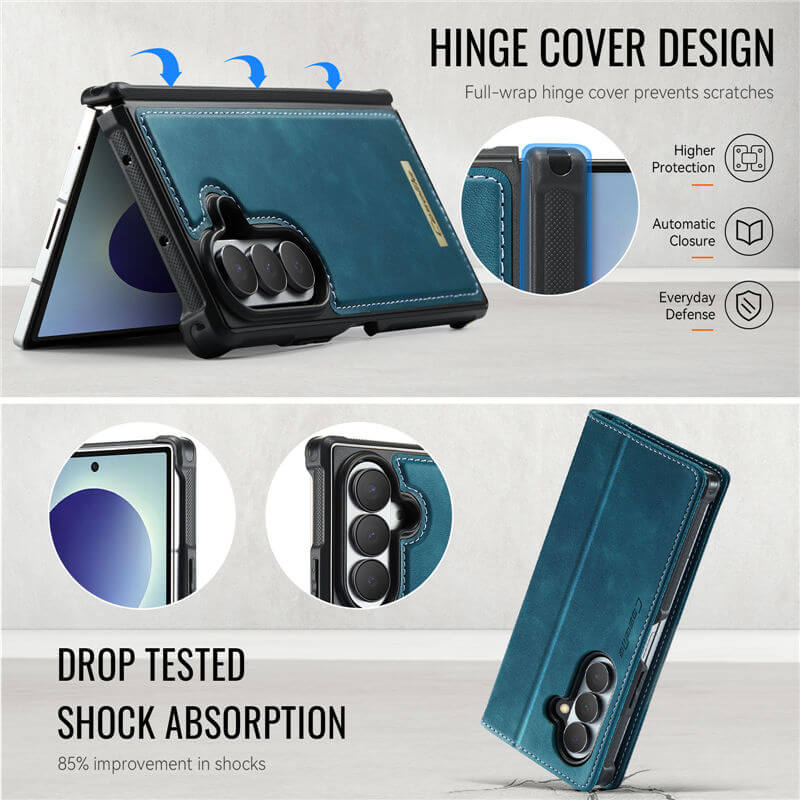 CaseMe Samsung Galaxy Z Fold 8 Ultra 2-in-1 Magnetic Wallet Case
