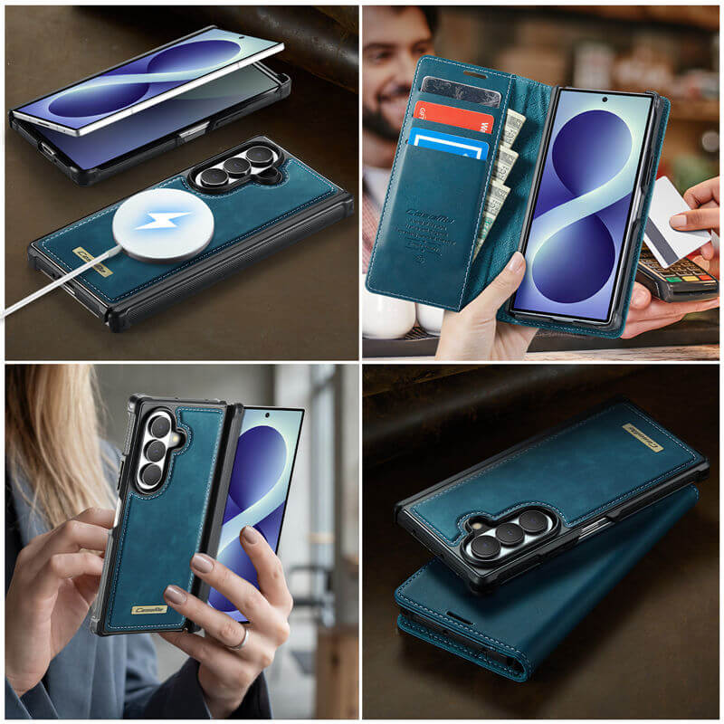 CaseMe Samsung Galaxy Z Fold 8 Ultra 2-in-1 Magnetic Wallet Case