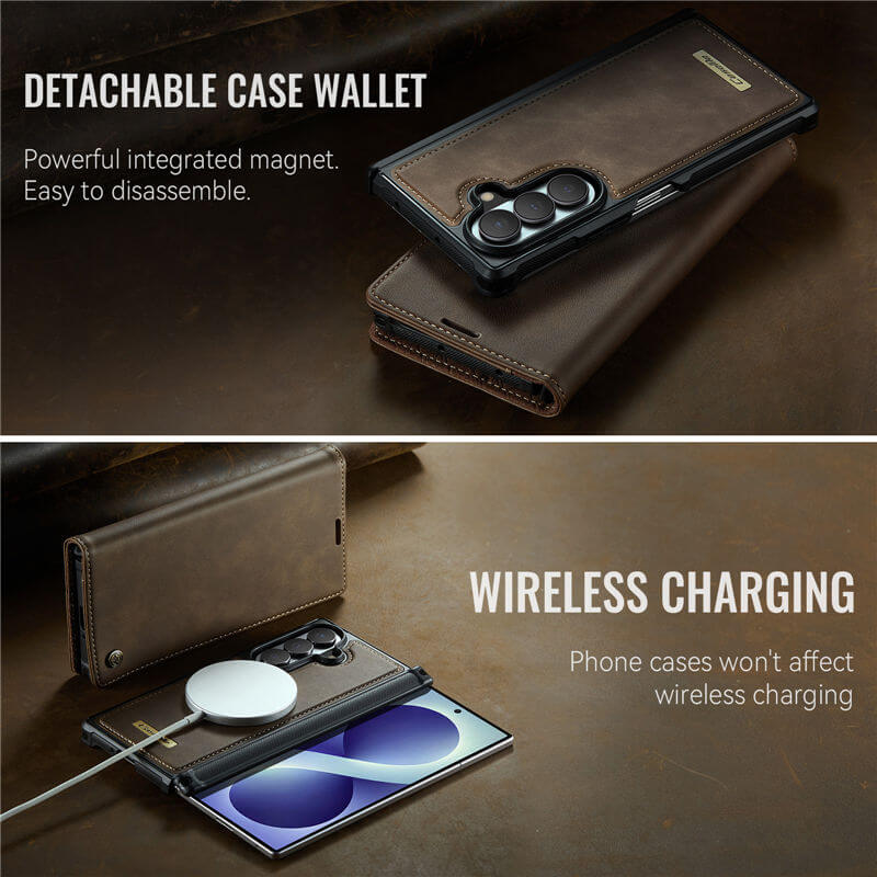 CaseMe Samsung Galaxy Z Fold 8 Ultra 2-in-1 Magnetic Wallet Case