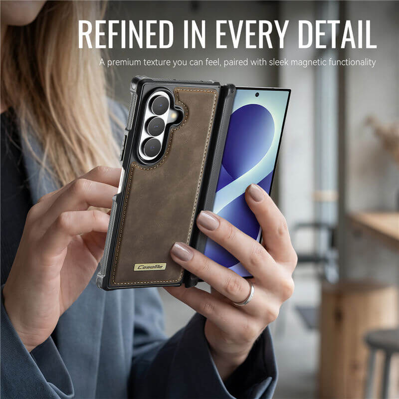 CaseMe Samsung Galaxy Z Fold 8 Ultra 2-in-1 Magnetic Wallet Case