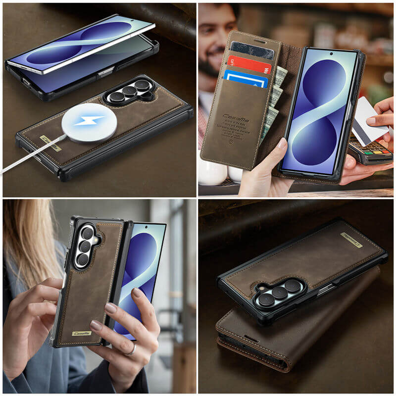 CaseMe Samsung Galaxy Z Fold 8 Ultra 2-in-1 Magnetic Wallet Case