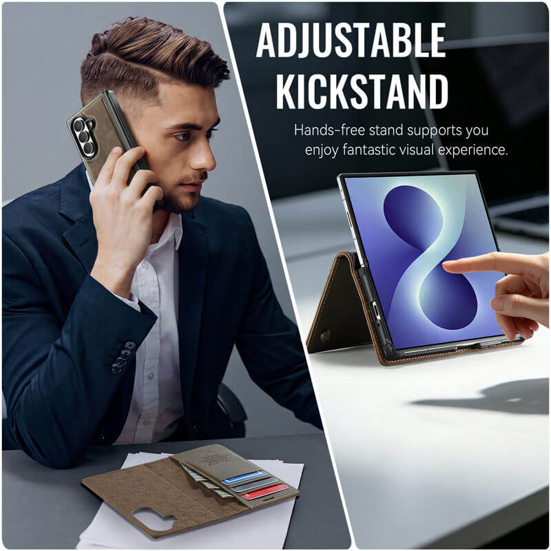 CaseMe Samsung Galaxy Z Fold 8 Ultra 2-in-1 Magnetic Wallet Case