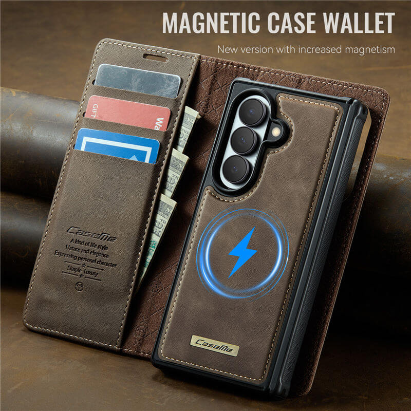 CaseMe Samsung Galaxy Z Fold 8 Ultra 2-in-1 Magnetic Wallet Case