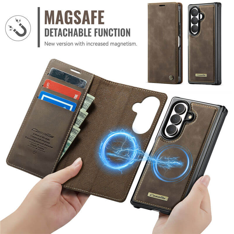 CaseMe Samsung Galaxy Z Fold 8 Ultra 2-in-1 Magnetic Wallet Case