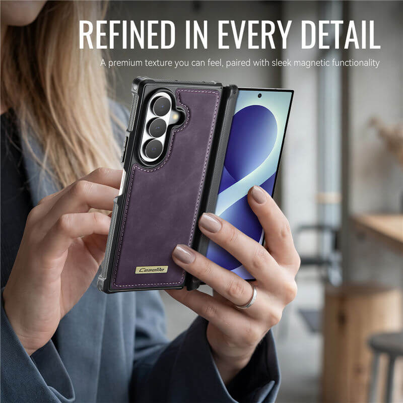 CaseMe Samsung Galaxy Z Fold 8 Ultra 2-in-1 Magnetic Wallet Case