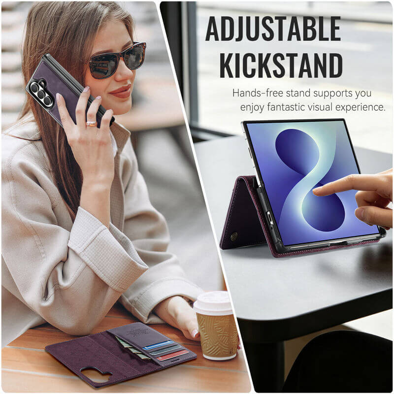 CaseMe Samsung Galaxy Z Fold 8 Ultra 2-in-1 Magnetic Wallet Case