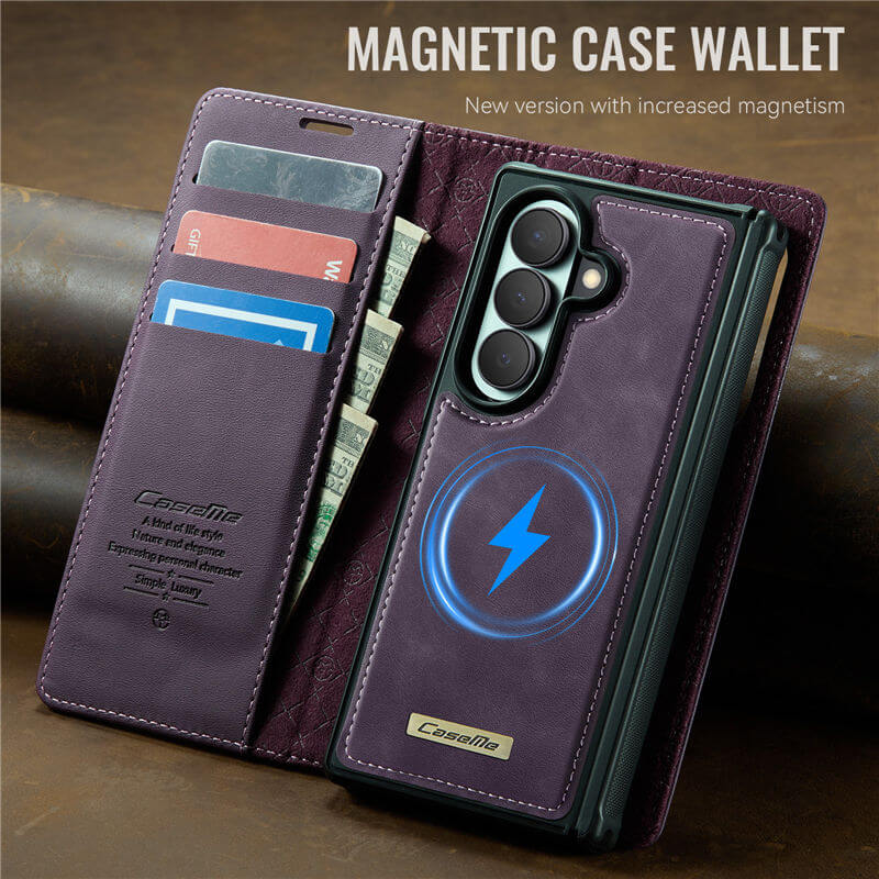 CaseMe Samsung Galaxy Z Fold 8 Ultra 2-in-1 Magnetic Wallet Case