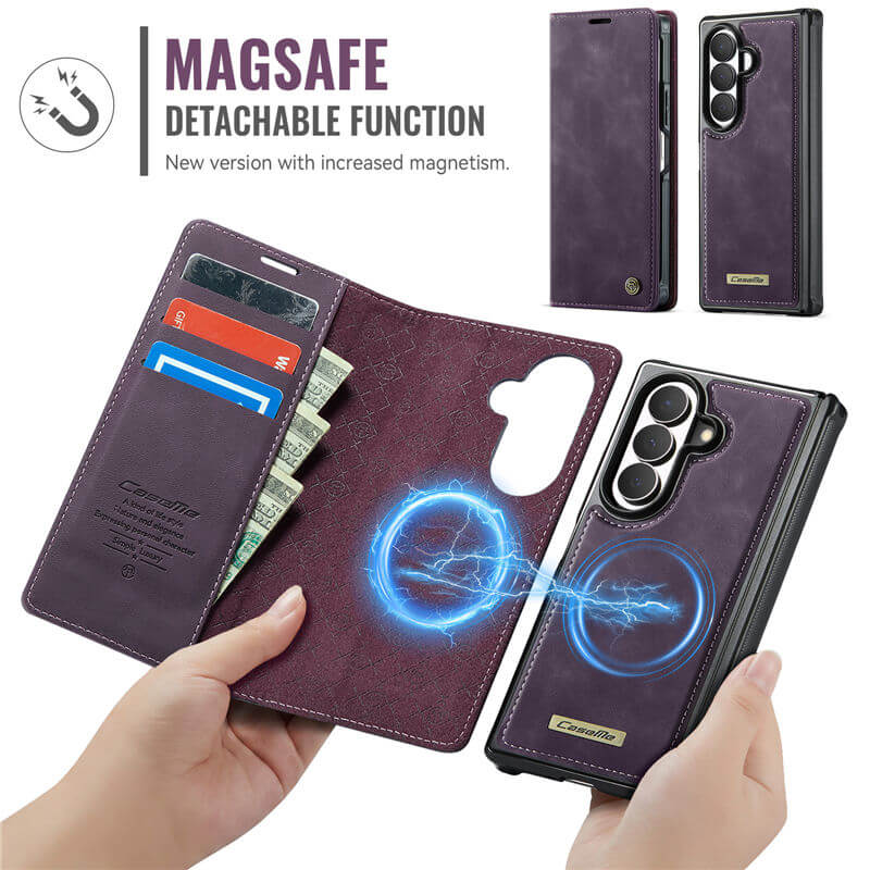 CaseMe Samsung Galaxy Z Fold 8 Ultra 2-in-1 Magnetic Wallet Case