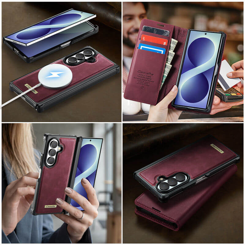 CaseMe Samsung Galaxy Z Fold 8 Ultra 2-in-1 Magnetic Wallet Case