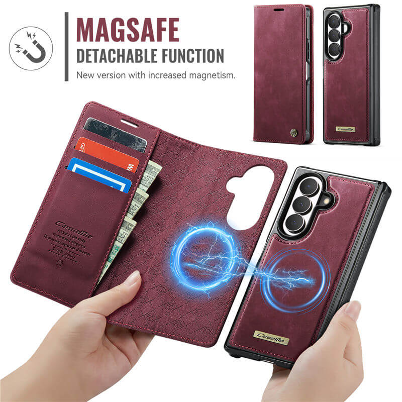 CaseMe Samsung Galaxy Z Fold 8 Ultra 2-in-1 Magnetic Wallet Case