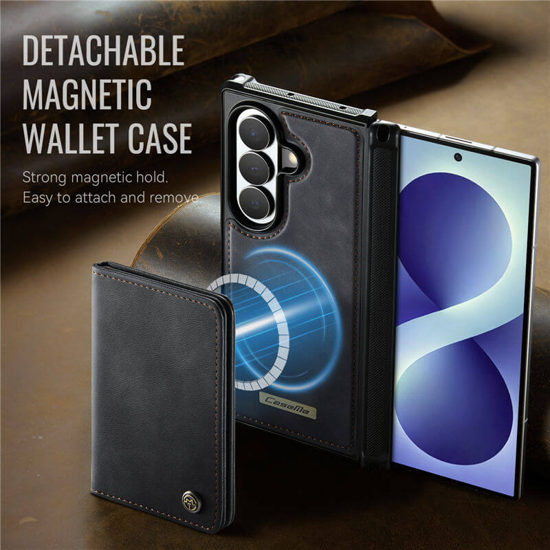 CaseMe Samsung Galaxy Z Fold 8 Ultra 2-in-1 Magnetic Wallet Case