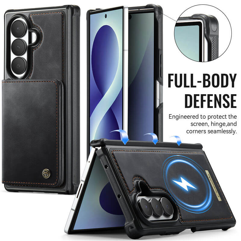 CaseMe Samsung Galaxy Z Fold 8 Ultra 2-in-1 Magnetic Wallet Case