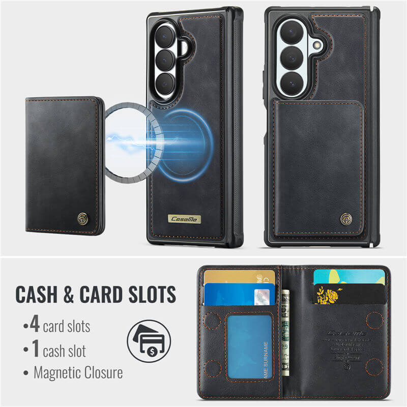 CaseMe Samsung Galaxy Z Fold 8 Ultra 2-in-1 Magnetic Wallet Case