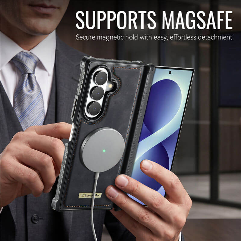 CaseMe Samsung Galaxy Z Fold 8 Ultra 2-in-1 Magnetic Wallet Case