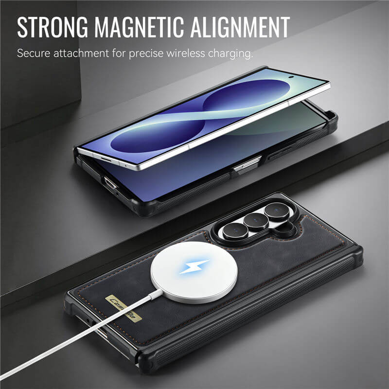 CaseMe Samsung Galaxy Z Fold 8 Ultra 2-in-1 Magnetic Wallet Case