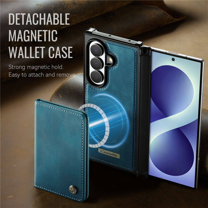 CaseMe Samsung Galaxy Z Fold 8 Ultra 2-in-1 Magnetic Wallet Case