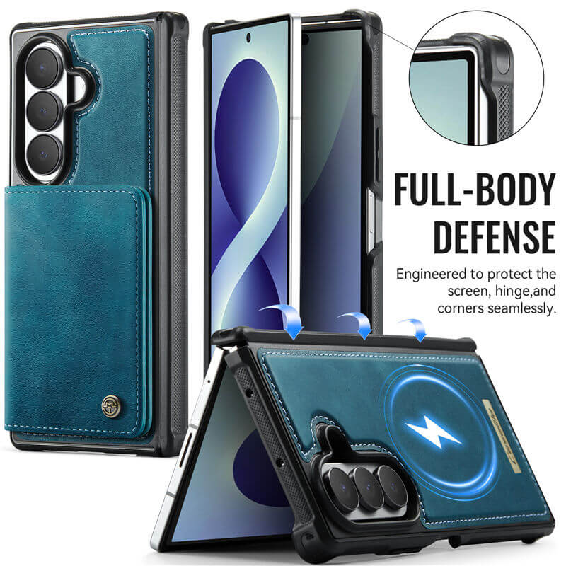 CaseMe Samsung Galaxy Z Fold 8 Ultra 2-in-1 Magnetic Wallet Case