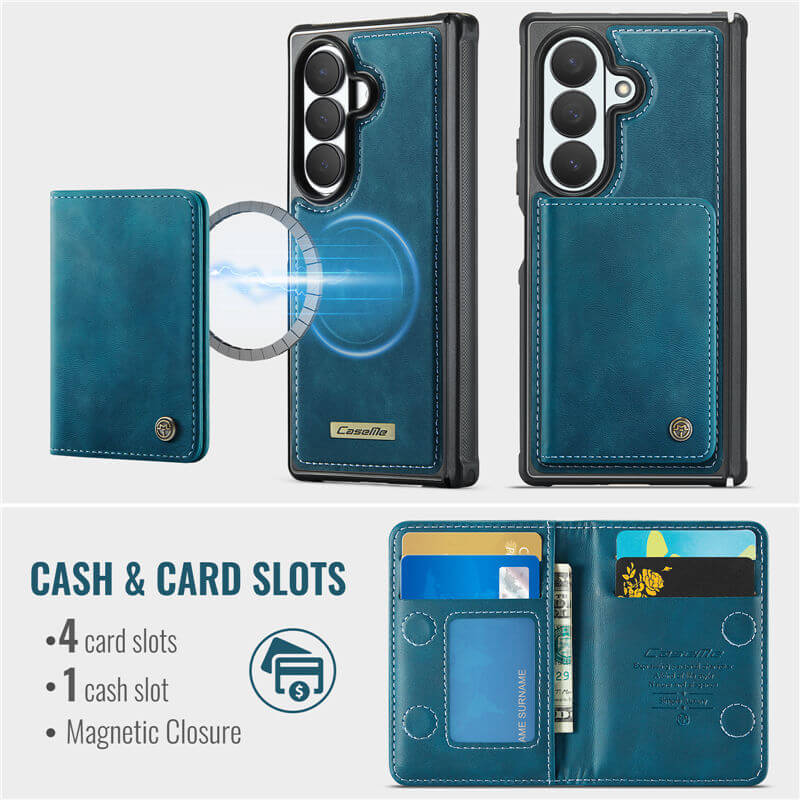 CaseMe Samsung Galaxy Z Fold 8 Ultra 2-in-1 Magnetic Wallet Case