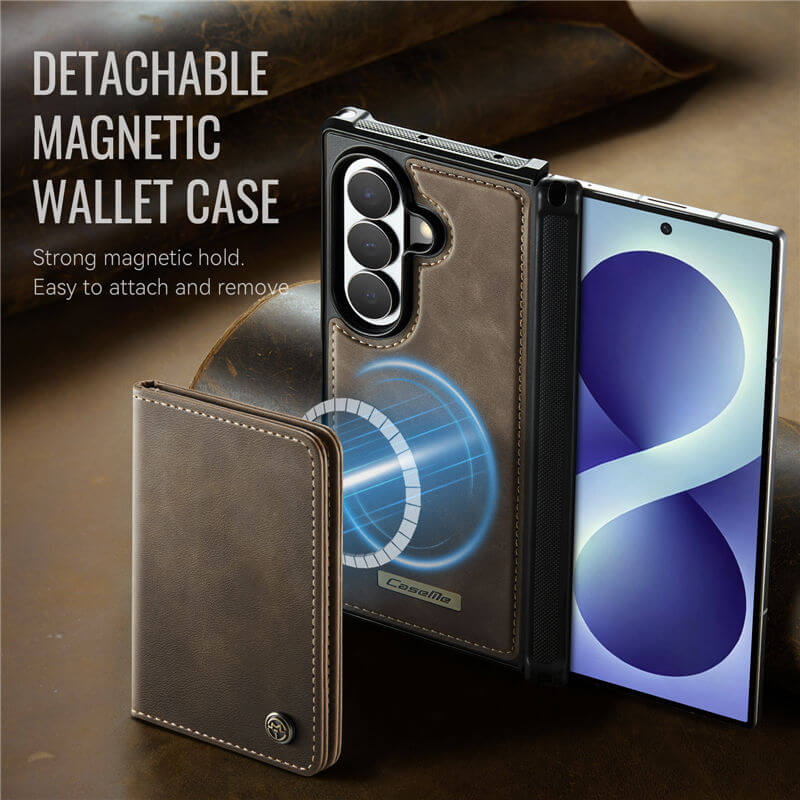 CaseMe Samsung Galaxy Z Fold 8 Ultra 2-in-1 Magnetic Wallet Case