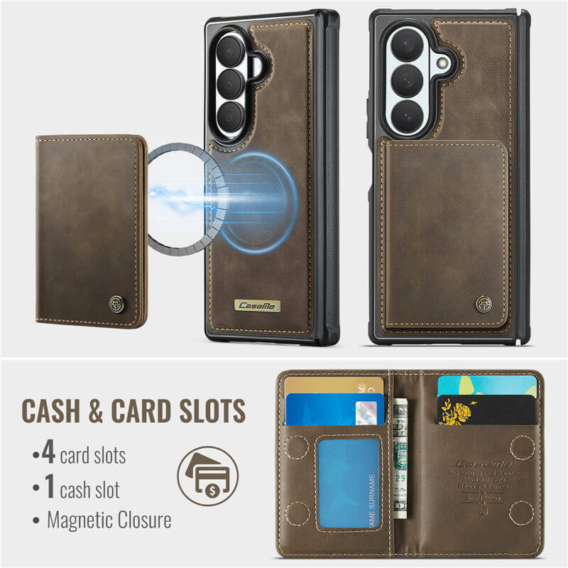 CaseMe Samsung Galaxy Z Fold 8 Ultra 2-in-1 Magnetic Wallet Case